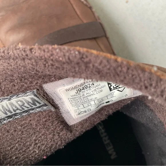 Merrell leather waterproof winter Boots size 8 - Picture 7 of 8